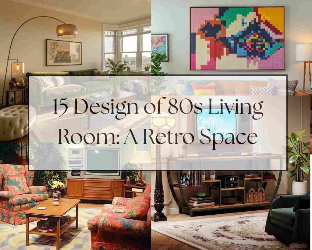 15 Design of 80s Living Room A Retro Space