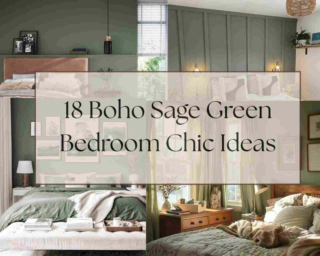 18 Boho Sage Green Bedroom Chic Ideas