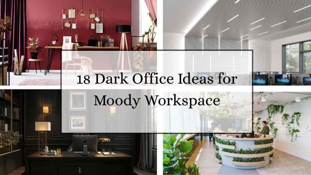 18 Dark Office Ideas for Moody Workspace