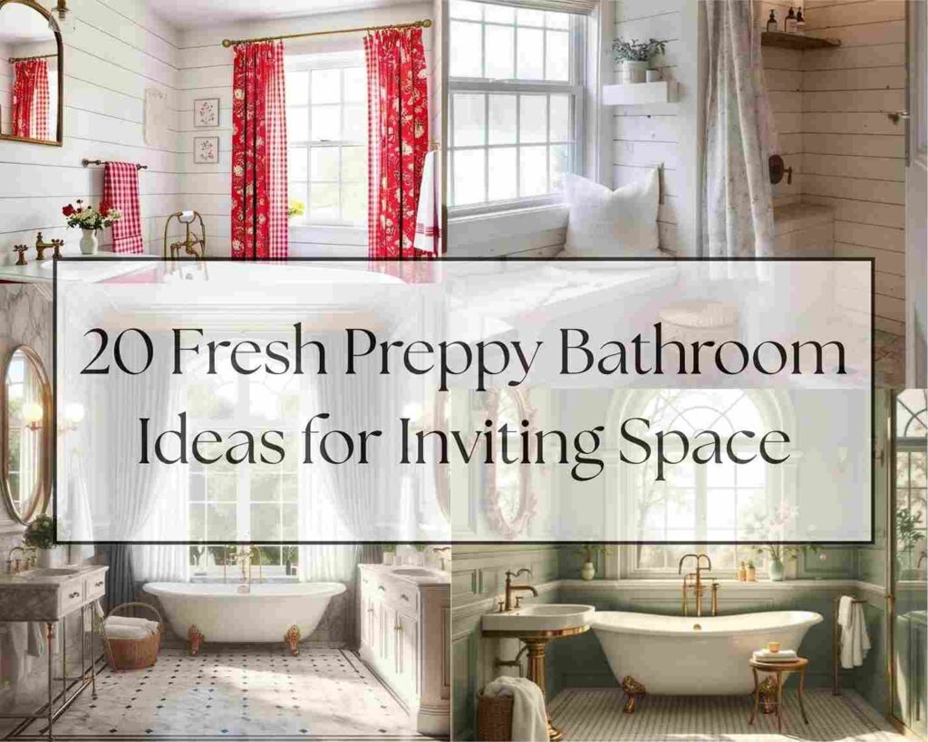 20 Fresh Preppy Bathroom Ideas for Inviting Space