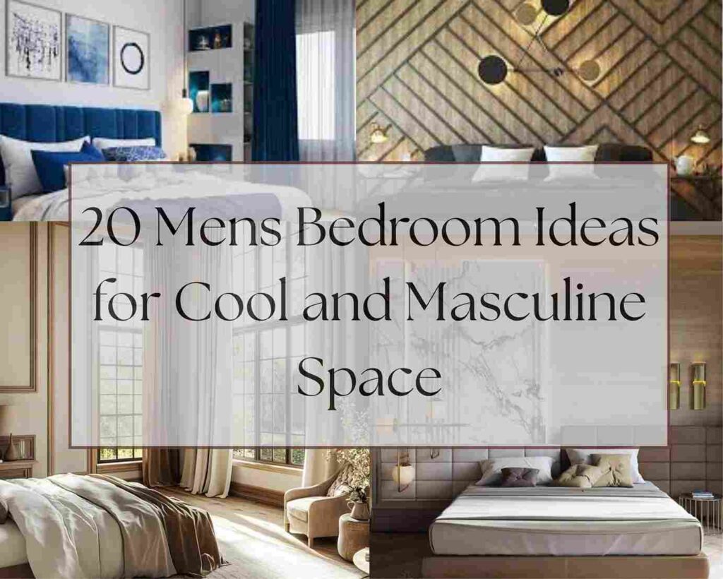 20 Mens Bedroom Ideas for Cool and Masculine Space
