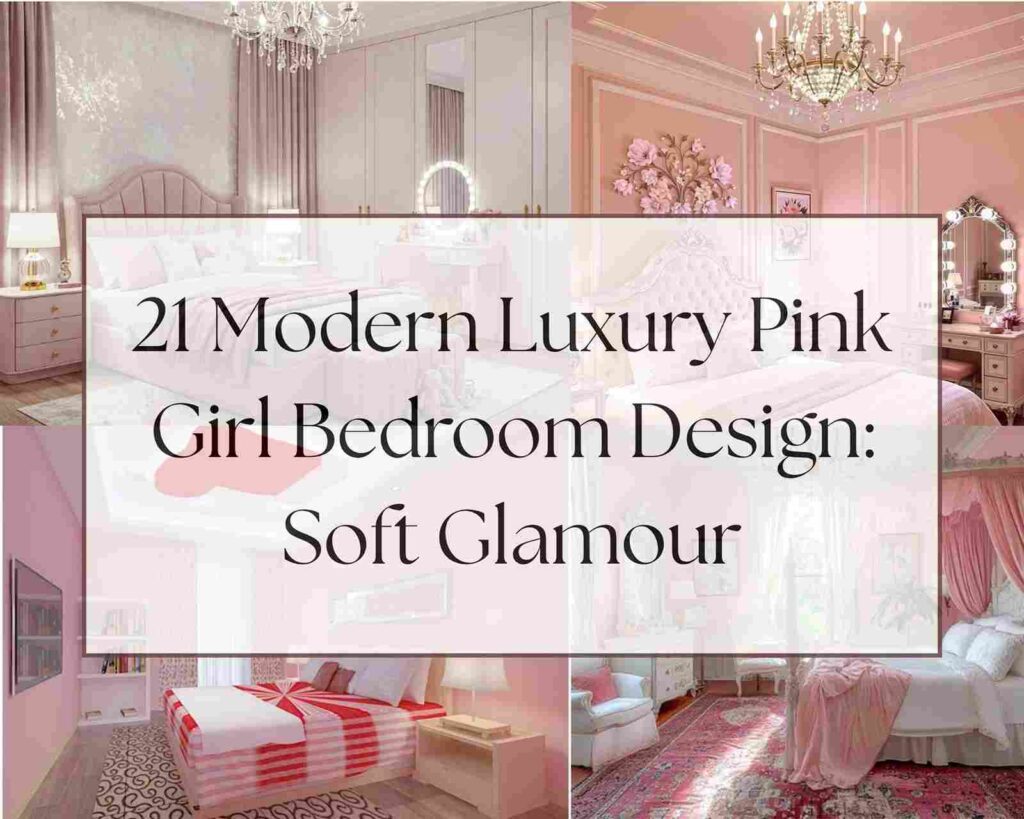 21 Modern Luxury Pink Girl Bedroom Design Soft Glamour