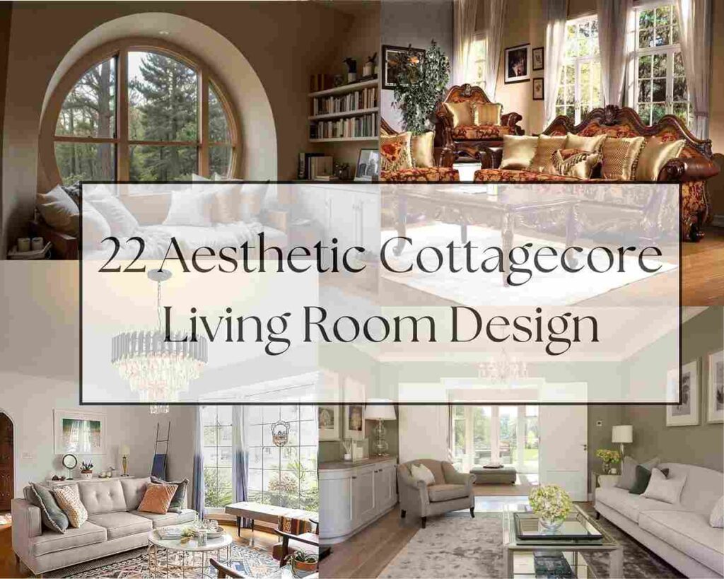22 Aesthetic Cottagecore Living Room Design
