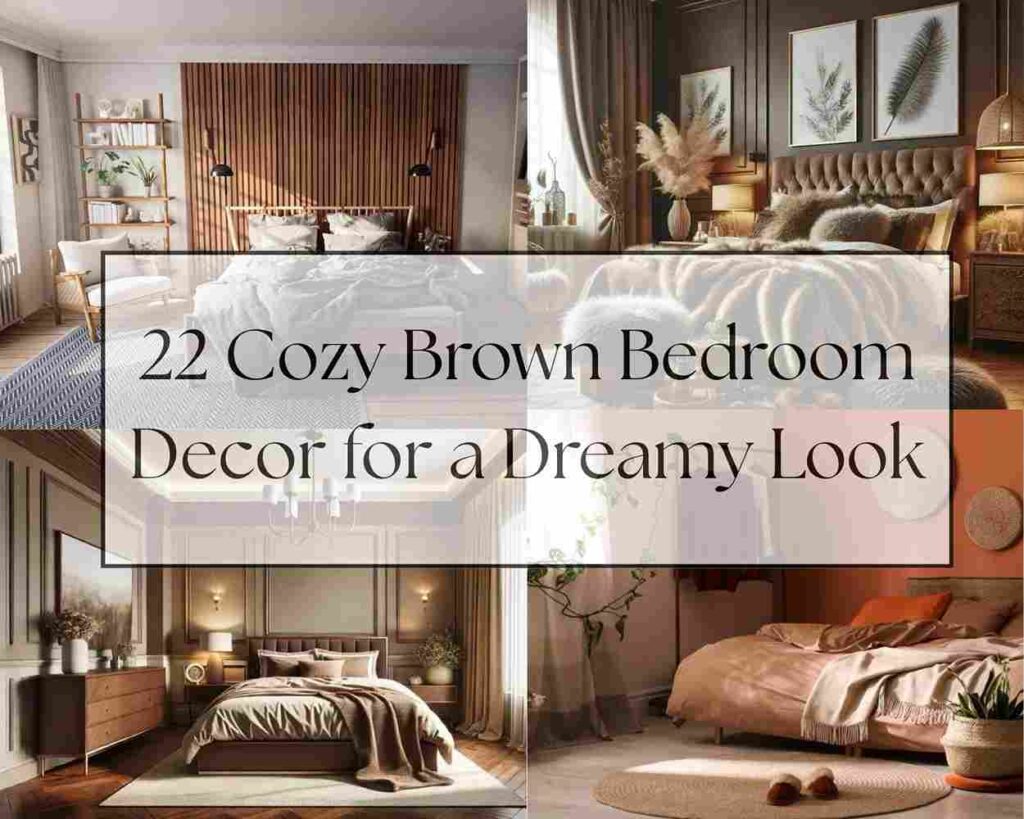 22 Cozy Brown Bedroom Decor for a Dreamy Look