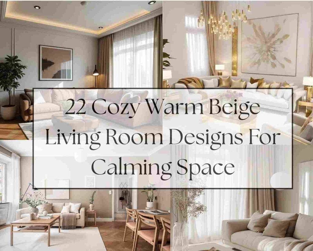 22 Cozy Warm Beige Living Room Designs For Calming Space