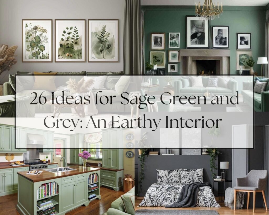 26 Ideas for Sage Green and Grey An Earthy Interior