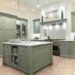 farmhouse sage green kitchen cabinets featured image