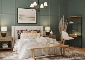 modern sage green bedroom ideas featured image