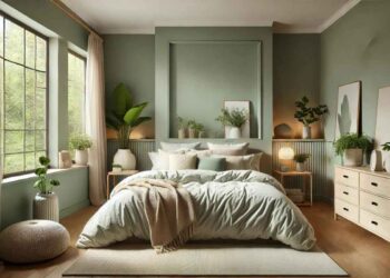 sage green bedroom ideas featured image