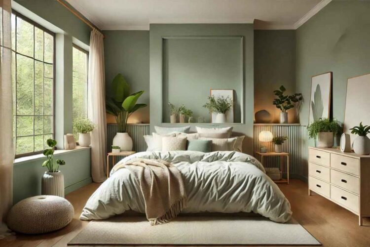 sage green bedroom ideas featured image