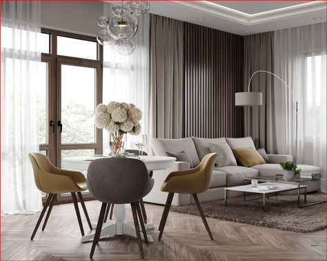 A small living room with dinning table and sofa
