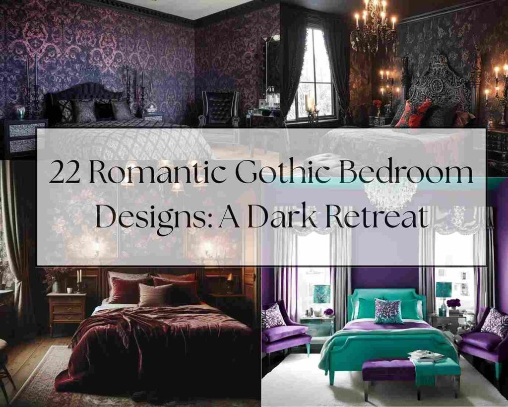22 Romantic Gothic Bedroom Designs A Dark Retreat