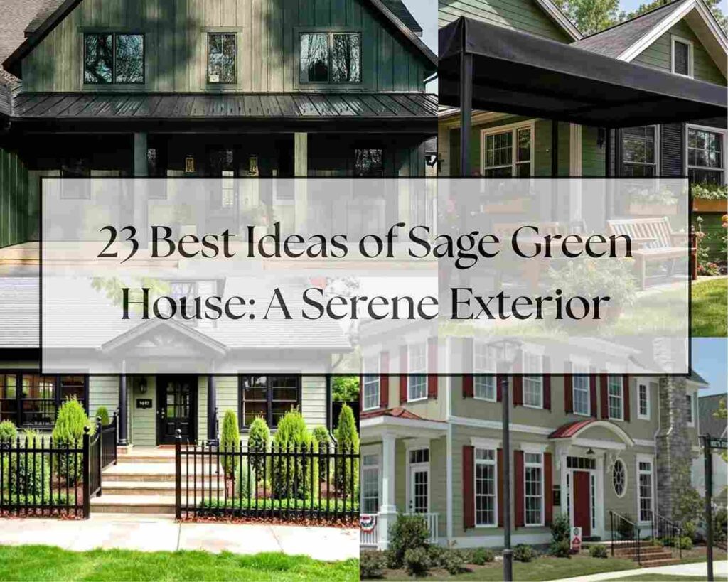 23 Best Ideas of Sage Green House A Serene Exterior