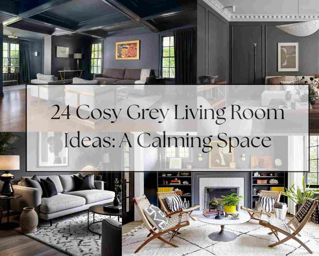 24 Cosy Grey Living Room Ideas A Calming Space