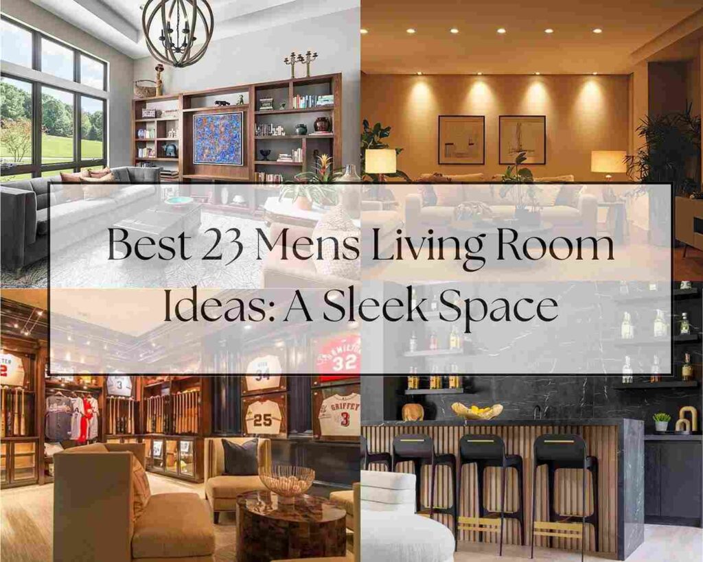 Best 23 Mens Living Room Ideas A Sleek Space