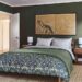 forest green bedroom