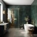 forest green dark green bathroom featured image