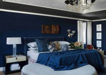 navy blue and grey bedroom ideas