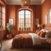 terracotta bedroom
